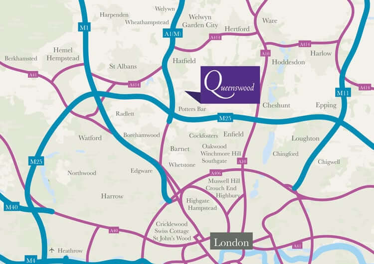 queenswood-transport-map Queenswood Transport Map